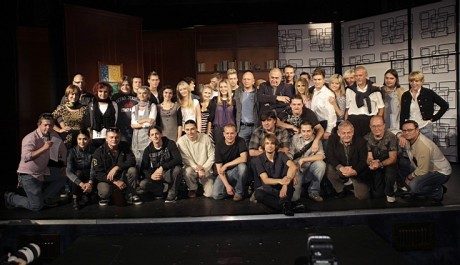 Herci, zpěváci, tanečníci a tvůrci muzikálu Ať žije rokenrol!