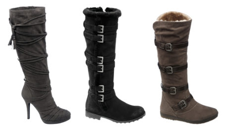 FOTO: kozačky s přezkami Deichmann