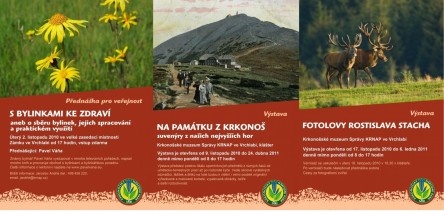 FOTO: pozv&aacute;nky na akce Spr&aacute;vy KRNAP