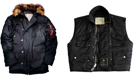 FOTO: Oblečení od americké značky Alpha Industries