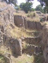 FOTO: Označené vrstvy v terénu