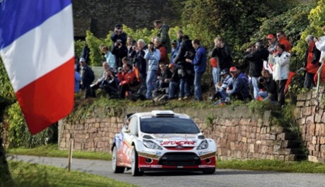 Martin Prokop ve svém voze Ford Fiesta