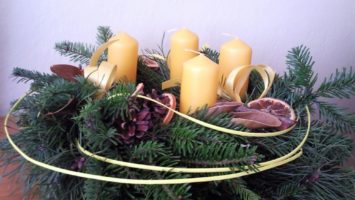 FOTO: Adventní věnec