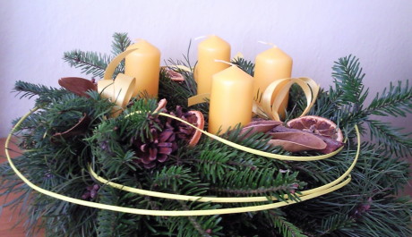 FOTO: Adventní věnec