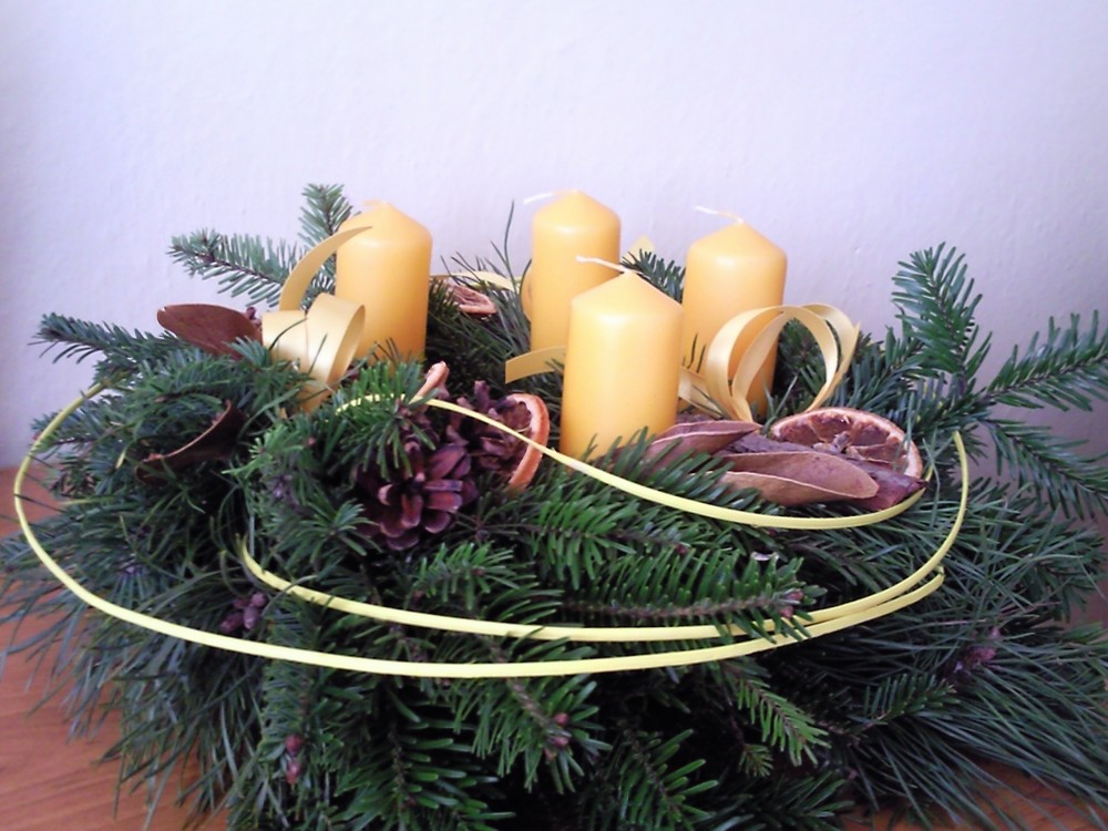 FOTO: Adventní věnec