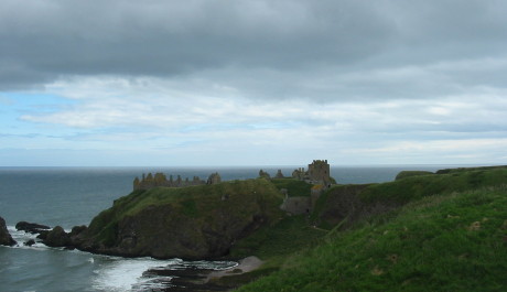 FOTO: V Dunnottar castle byly ukryty korunovační klenoty