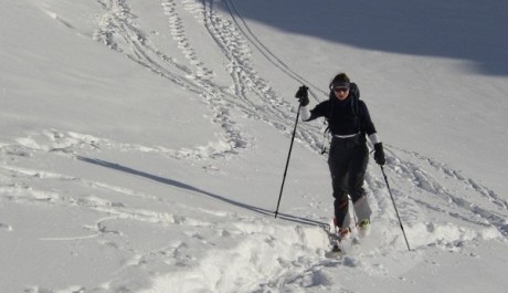 FOTO: Skialpinismus v Krkonoších