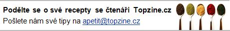 OBR: Rubrika Apetit - čtenářské tipy