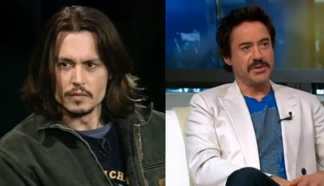 FOTO: Johnny Depp a Robert Downey Jr.