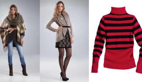 FOTO: Pončo a různé svetry