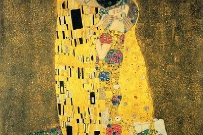 Gustav Klimt, Polibek Gustav Klimt, Polibek (Der Kuss), Zdroj: wikimedia.org