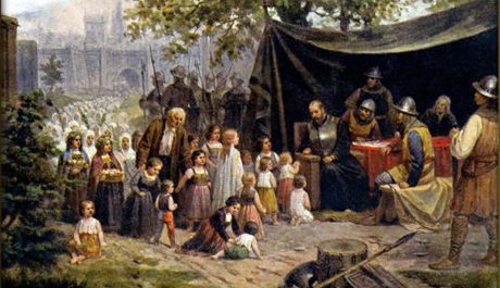 OBRÁZEK: Husité před Naumburkem