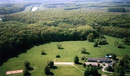 FOTO: Mikulčice, letecký pohled