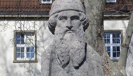 Gutenberg statue FOTO: Gutenbergova socha