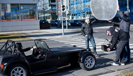 Ben Cristovao - nátáčení klipu Mimozemšťanka