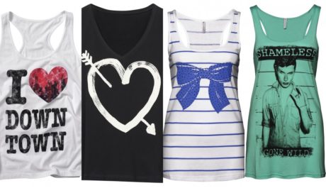 FOTO: Dámská tílka s potiskem