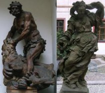 FOTO: Herkules se lvem (vlevo) a Braunova Lehkomyslnost (vpravo)