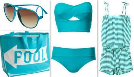 FOTO: Modrá plážová výbava