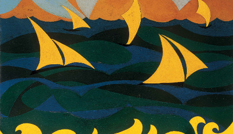 FOTO: Giacomo Balla, Linee forze del mare, 1919, zdroj: The George Economou Collection