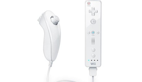 Pohybový ovladač k Wii a nunchuck