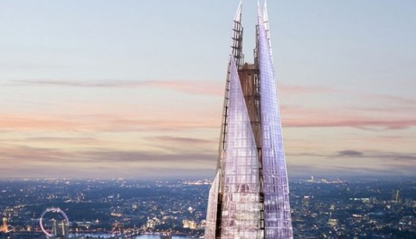 FOTO: V Lond&yacute;ne roste nejvy&scaron;&scaron;&iacute; budova EU, Střep