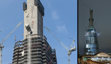 FOTO: V Lond&yacute;ně roste nejvy&scaron;&scaron;&iacute; budova EU