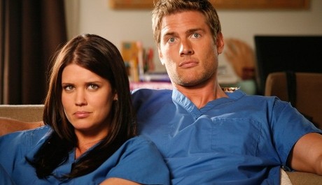 FOTO: Hvězdy seriálu Chuck: Sarah Lancaster a Ryan MacPartlin