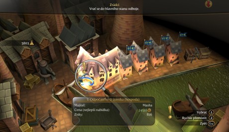 Fable3 interaktivní mapa města