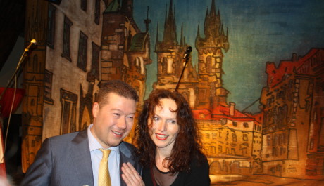 FOTO: Tomio Okamura a Sára Saudková