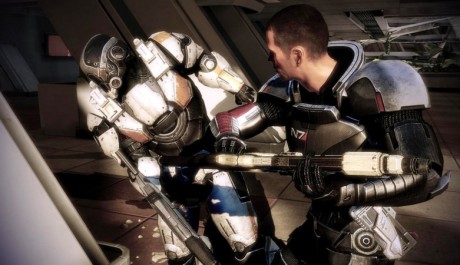 Mass Effect 3- bojující Shepard