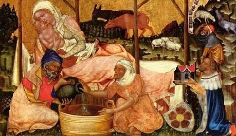 OBR: Mistr Vyšebrodského oltáře - Narození - 1350