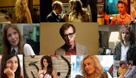 Foto: Woody Allen a "jeho ženy"