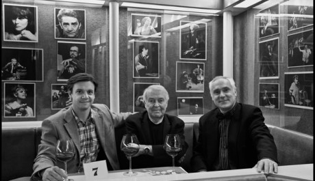 Tři aktéři vystoupení: P. Kohout, O. Kavan, M. Černý