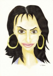Penelope Cruz - karikatura