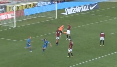 sparta-plzen Petr Jiráček právě vstřelil gól Spartě