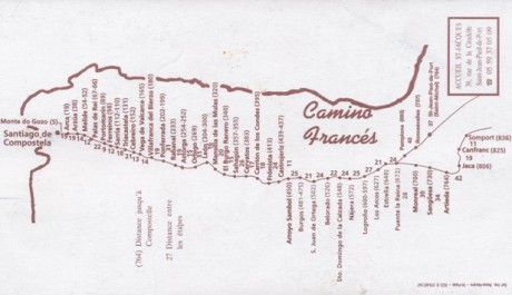 FOTO: trasa pouti z městečka Saint Jean Pied de Port