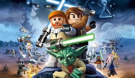 Yoda, Anakin a Obi-Wan na titulní fotce hry LEGO Star Wars Yoda, Anakin a Obi-Wan na titulní fotce hry LEGO Star Wars