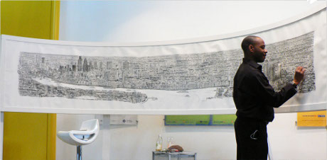 FOTO: Stephen Wiltshire Panorama Londýna, zdroj: stephenwiltshire.co.uk