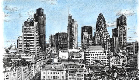 FOTO: Stephen Wiltshire Londýn 2010, zdroj: stephenwiltshire.co.uk