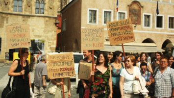 FOTO: Demonstrace