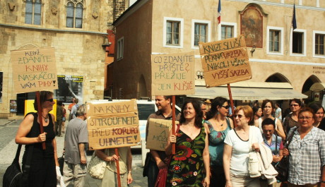 FOTO: Demonstrace