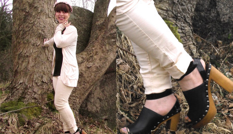 Maja Vonava a její boty FOTO: Maja Vonava, bloggerka, a její boty