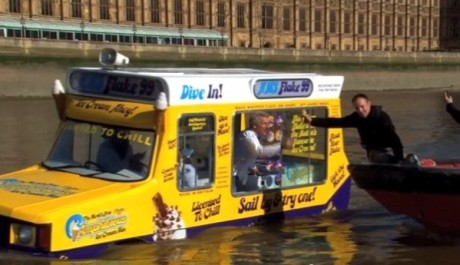 FOTO: Zmrzlinová loď na Temži, Londýn