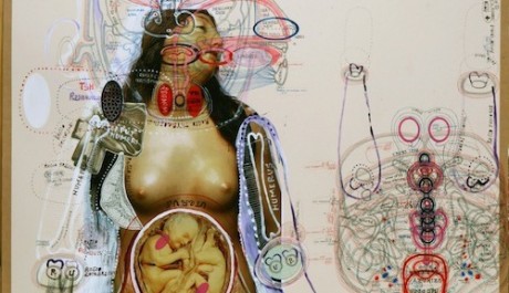 FOTO: Jedna z Plného anatomických map lidského těla