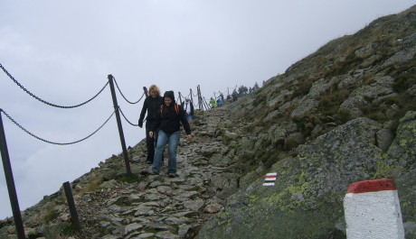FOTO: Řetězová cesta na Sněžku