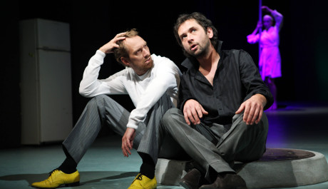 Foto: Tom&aacute;&scaron; Pavelka a Filip Čapka v Biomanželkce