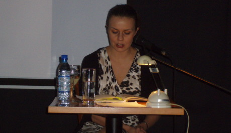 Julia Fiedorczuk při čten&iacute;