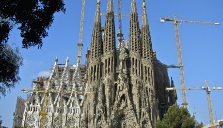 FOTO: Chram Sagrada Familia v Barcelone