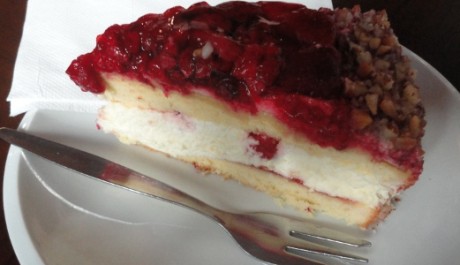 FOTO: Malinový dort U Červené židle