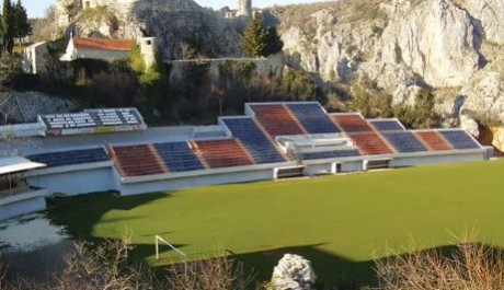 FOTO: Fotbalový stadion Gospin Dolac v Chorvatsku